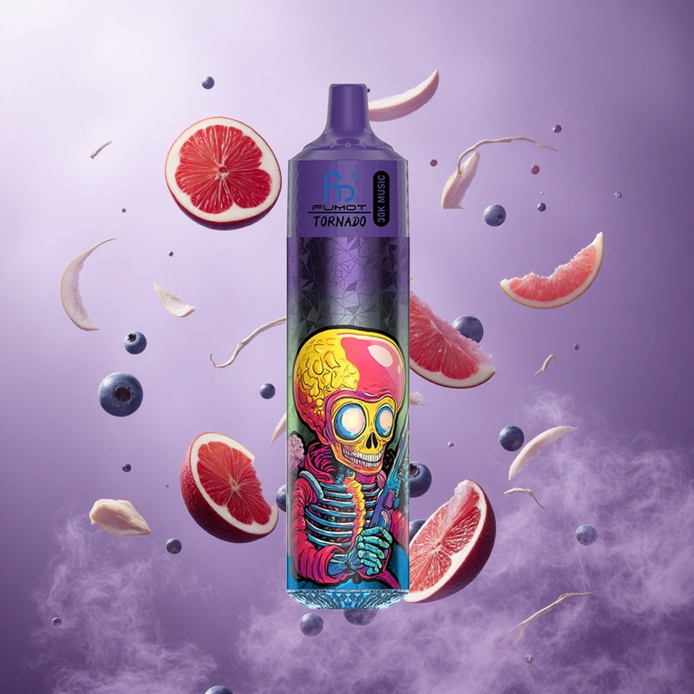 Fumot Randm Tornado 30000 Puffs Blueberry Blackberry Singapore Wholesale 30mL Pre-filled 600mAh Rechargeable