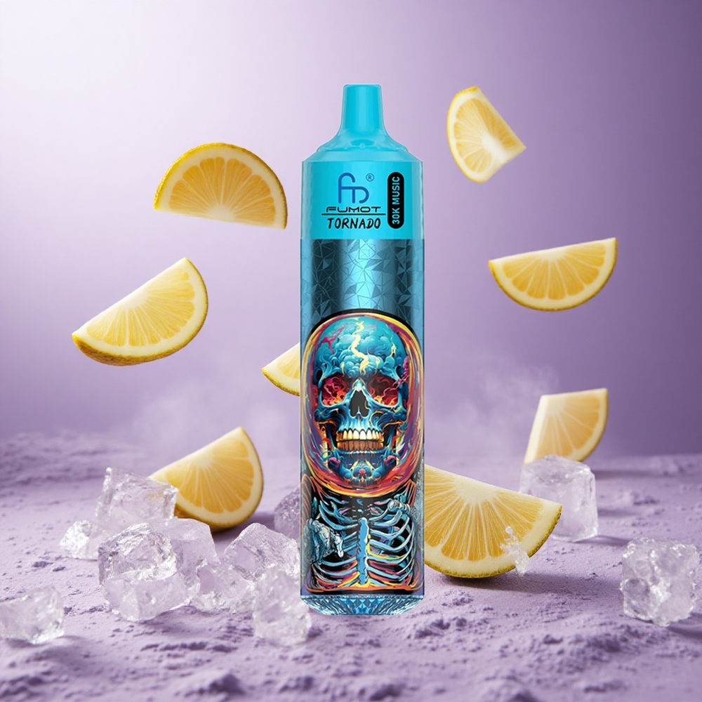 Fumot Randm Tornado 30000 Puffs Pineapple Ice Singapore Wholesale 30mL Pre-filled 600mAh Rechargeable