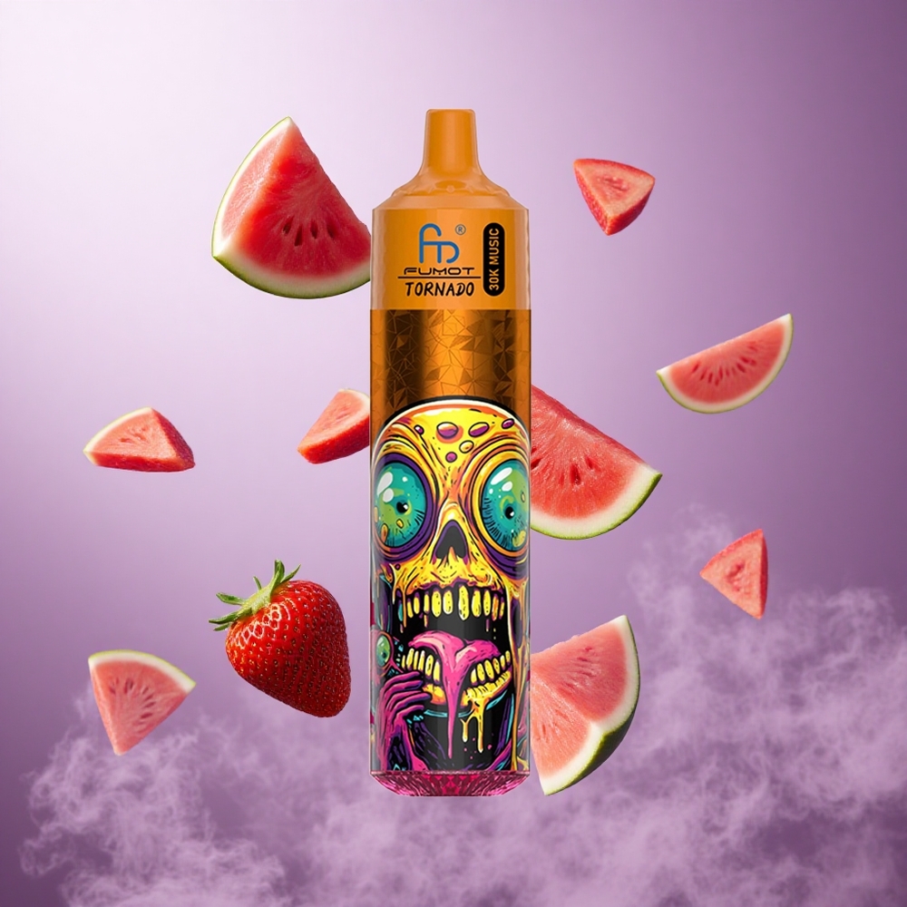 Fumot Randm Tornado 30000 Puffs Strawberry Watermelon Singapore wholesale 30mL pre-filled 600mAh rechargeable