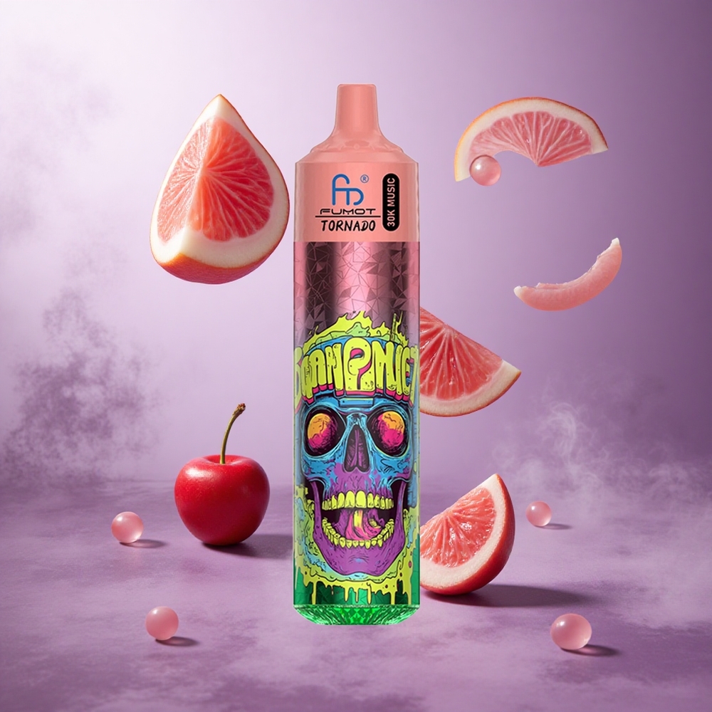 Fumot Randm Tornado 30000 Puffs Triple Cherry Singapore wholesale 30mL pre-filled 600mAh rechargeable