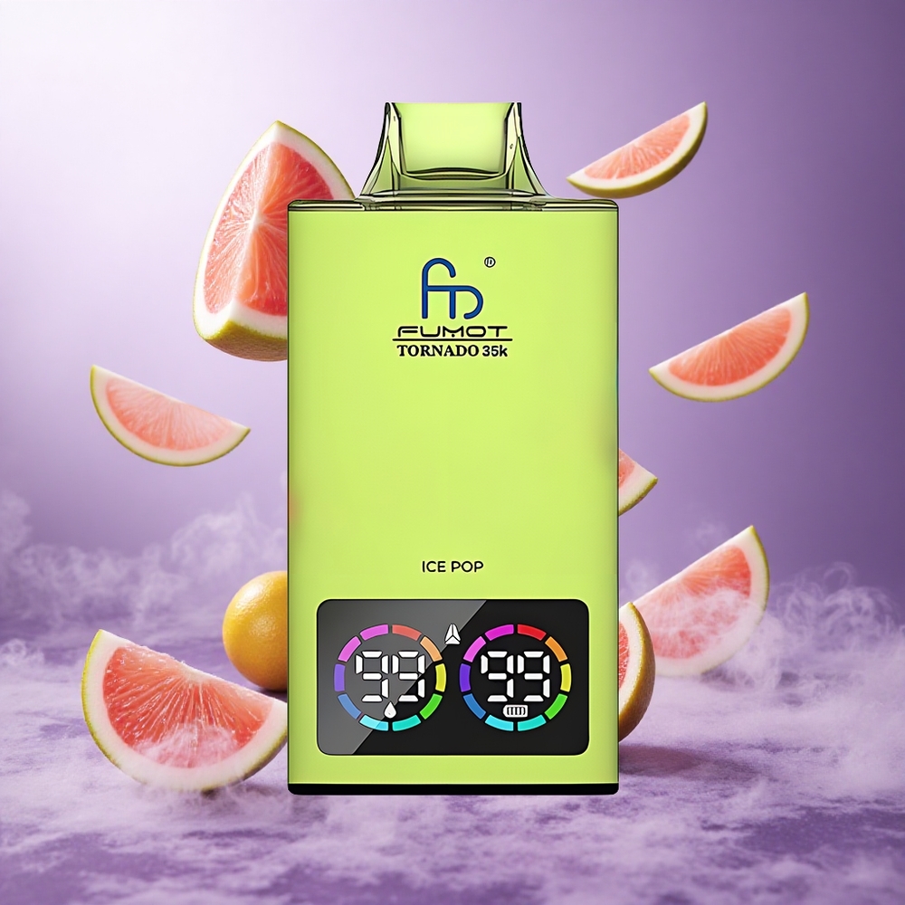 Fumot Tornado 35000 Puffs Ice Pop Singapore Wholesale Dual Mesh Coil 700 MAH Battery