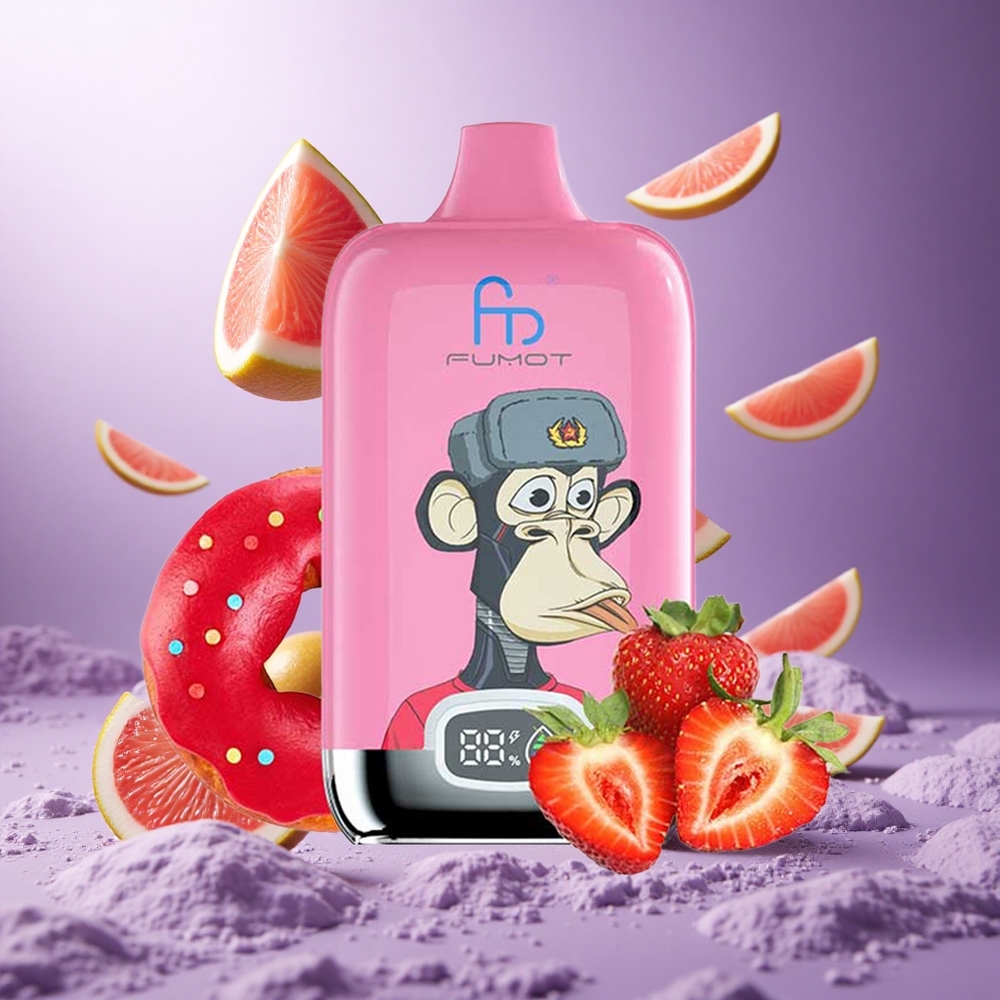 Fumot Tornado 12000 Puffs Lush Ice Singapore Wholesale 20ml E-Liquid 550mAh Rechargeable Battery