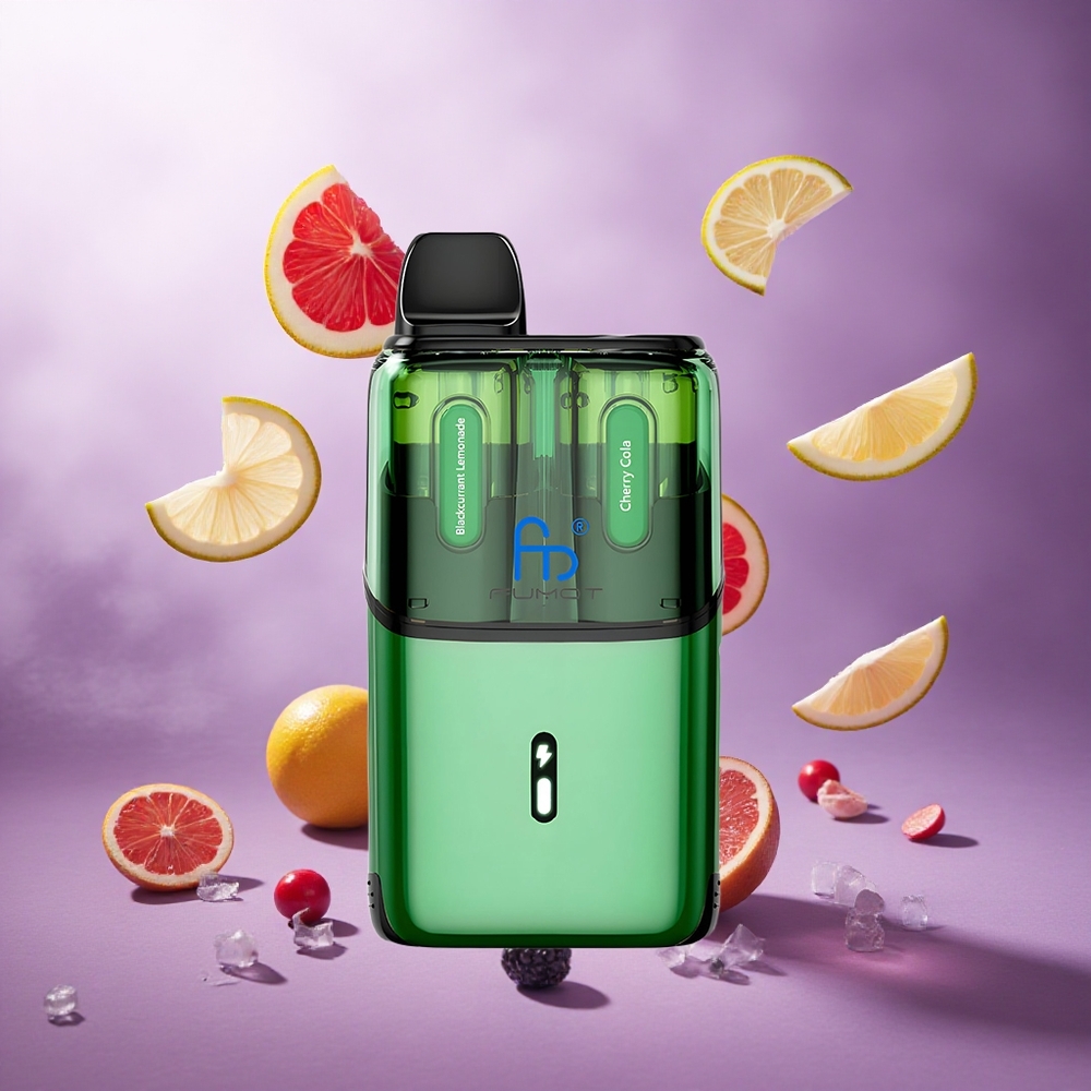 Fumot Ultra T32000 Up to 32000 Puffs Blackcurrant Lemonade - Cherry Cola Singapore Wholesale 800mAh Battery 24ml E-Liquid Capacity