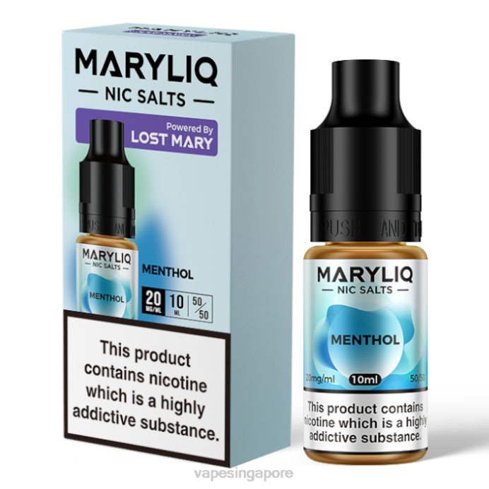 Menthol - Vape Wholesale near me 2PLF449 LOST MARY MARYLIQ Nic Salts - 10ml - 20mg