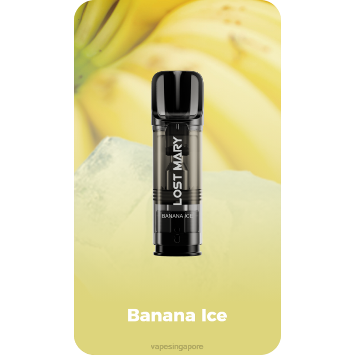 Banana Ice - disposable Vape SG 2PLF420 LOST MARY Tappo Pre-Filled Replacement Pods