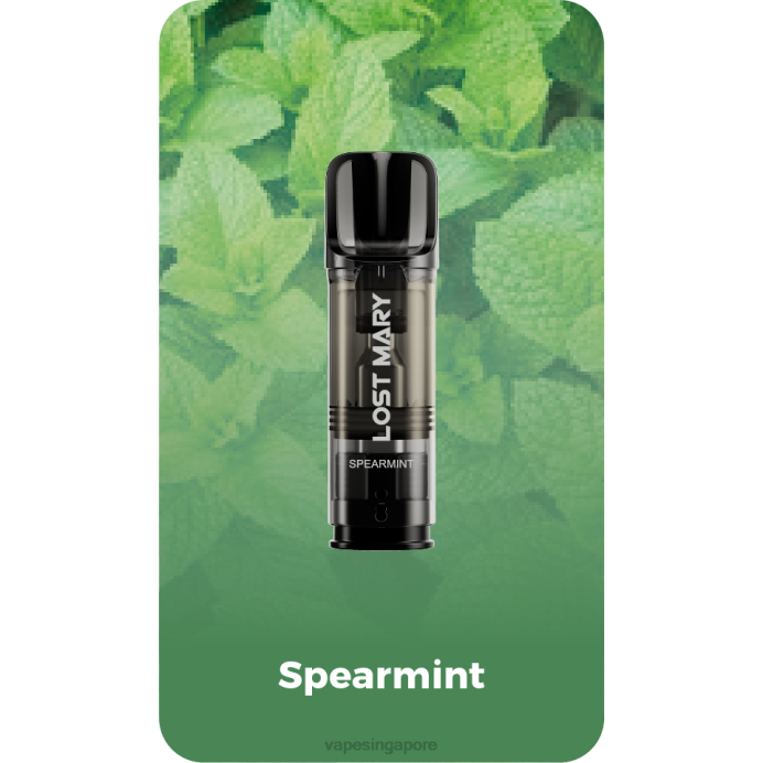 Spearmint - Vape Wholesale near me 2PLF429 LOST MARY Tappo Pre-Filled Replacement Pods