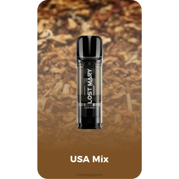 USA Mix - Vape Singapore 2PLF433 LOST MARY Tappo Pre-Filled Replacement Pods